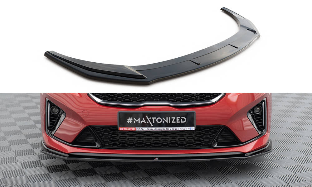 Front Ansatz V.3 für Kia Ceed GT / GT-Line Mk3 / Proceed Mk1 schwarz Hochglanz