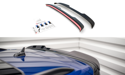 Spoiler CAP für VW Tiguan R / R-Line Mk2 Facelift schwarz Hochglanz