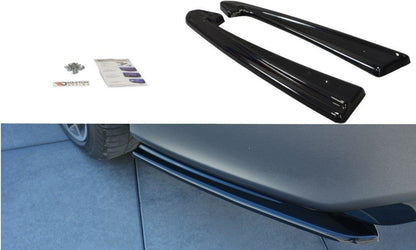 Heck Ansatz Flaps Diffusor für Audi RS7 Facelift Carbon Look