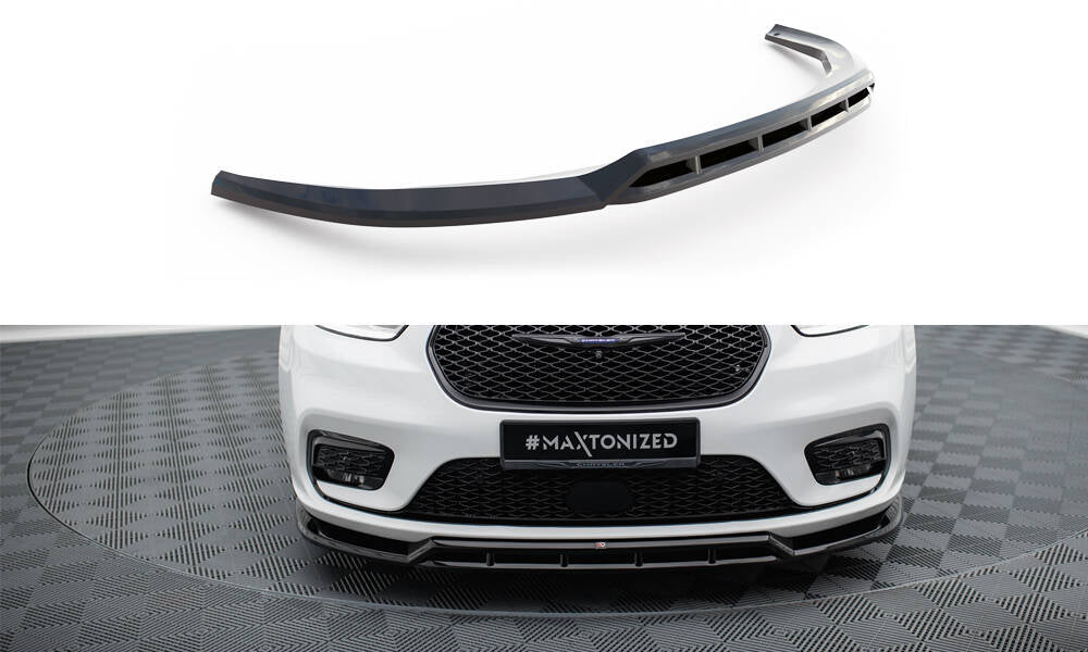 Front Ansatz für Chrysler Pacifica Mk2 Facelift schwarz Hochglanz