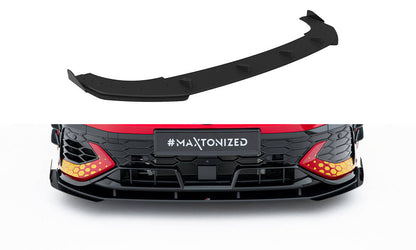 Street Pro Front Ansatz + Flaps für VW Golf GTI Clubsport Mk8 Facelift schwarz Hochglanz