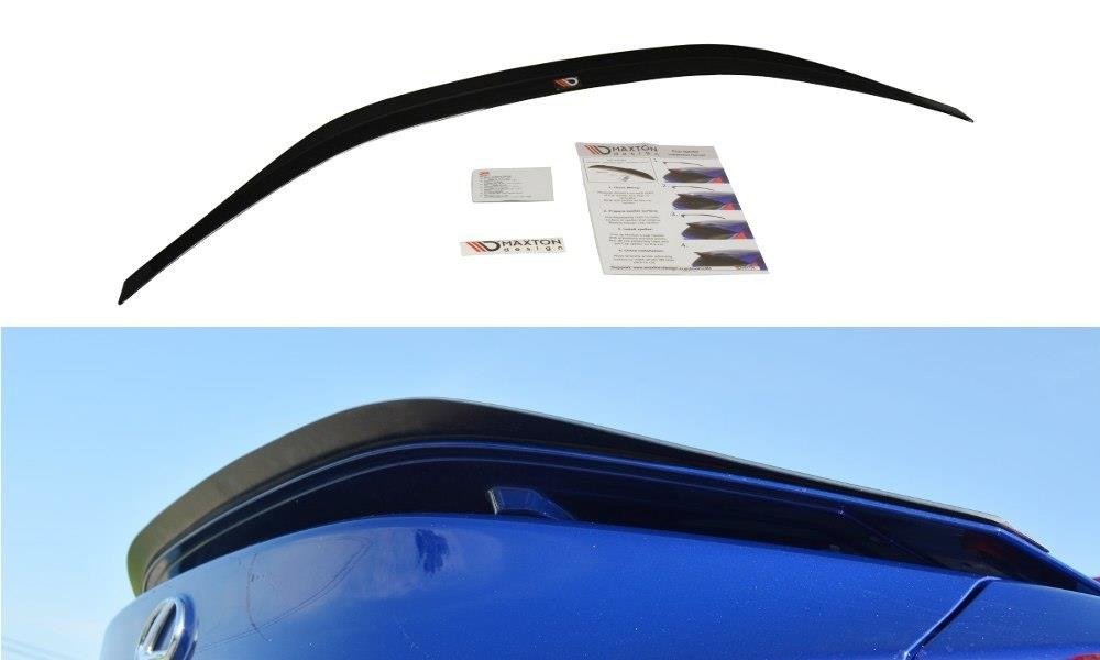 Spoiler CAP für Lexus RC F schwarz Hochglanz