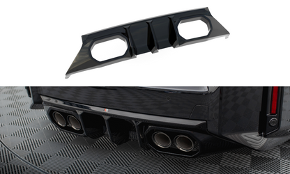 Diffusor Heck Ansatz V.2 für BMW M2 G87 schwarz Hochglanz