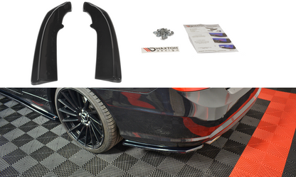 Splitter / Diffusor Heck Ansatz für Mercedes-Benz E-Klasse W207 Coupe AMG-Line schwarz Hochglanz