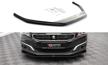 Front Ansatz V.2 für Peugeot 508 GT Mk1 Facelift schwarz Hochglanz