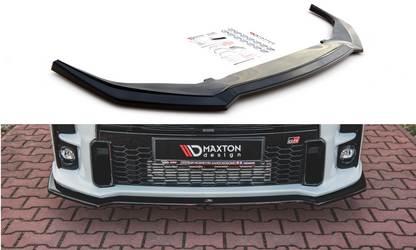 Front Ansatz V.1 für Toyota GR Yaris Mk4 schwarz Hochglanz