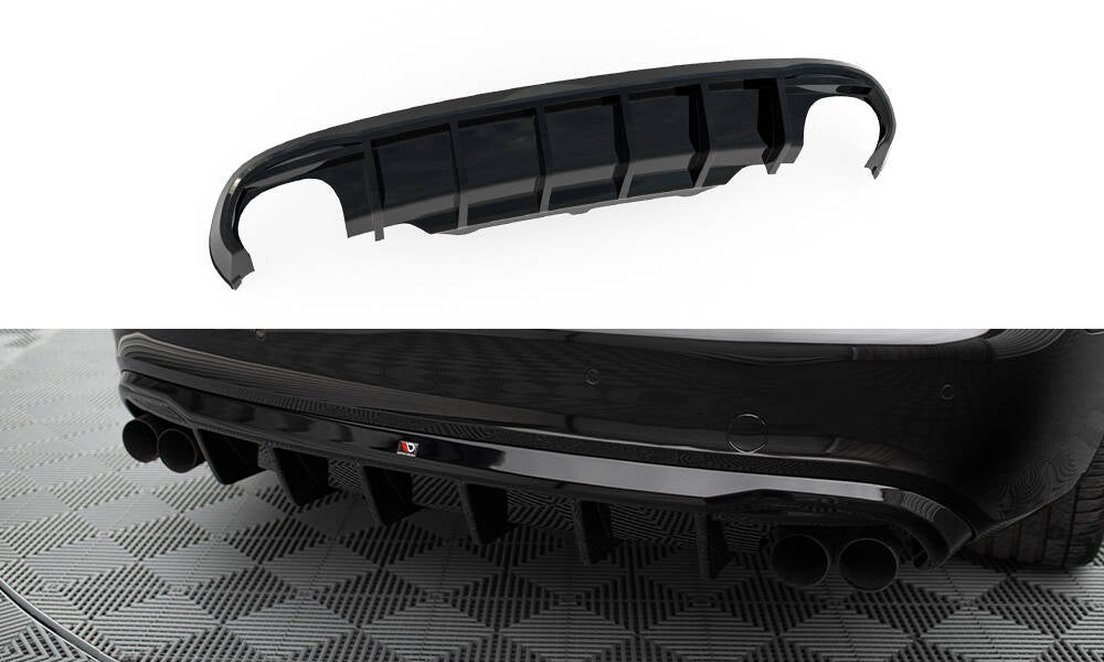 Diffusor Heck Ansatz für Audi S5 Coupe / Cabrio S-Line 8T