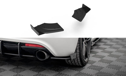 Street Pro Heck Ansatz Flaps Diffusor + Flaps für VW Scirocco R Mk3 schwarz Hochglanz