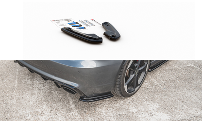 Heck Ansatz Flaps Diffusor V.1 für Audi RS3 8V Sportback schwarz Hochglanz