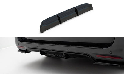 Diffusor Heck Ansatz für Mercedes-Benz V-Klasse AMG-Line W447 Facelift  schwarz Hochglanz