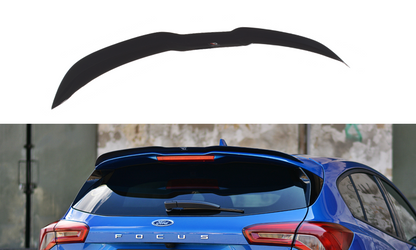 Spoiler CAP V.1 für Ford Focus Hatchback ST-Line Mk4 schwarz Hochglanz