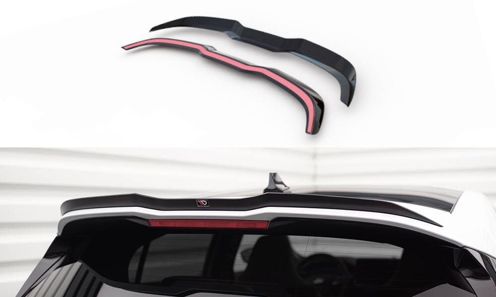 Spoiler CAP V.1 für Ford Focus Hatchback ST Mk4 schwarz Hochglanz