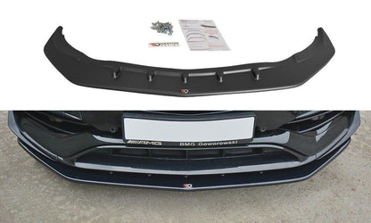 Front Ansatz V.1 für Mercedes CLA A45 AMG C117 Facelift schwarz Hochglanz