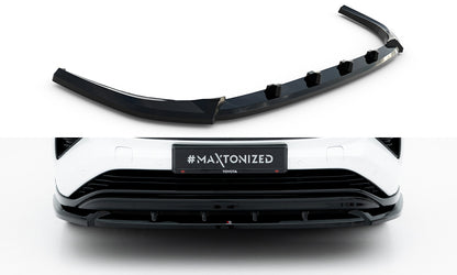 Front Ansatz V.2 für Toyota Highlander Mk4 schwarz Hochglanz