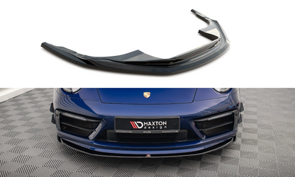 Front Ansatz V.1 für Porsche 911 Carrera Aero / Carrera GTS 992 schwarz Hochglanz