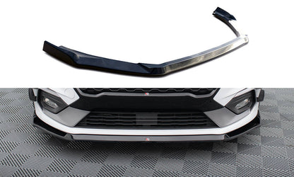 Front Ansatz V.5 für Ford Fiesta Mk8 ST / ST-Line schwarz Hochglanz