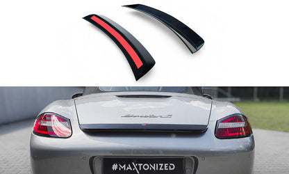 Spoiler CAP für Porsche Boxster 987 schwarz Hochglanz