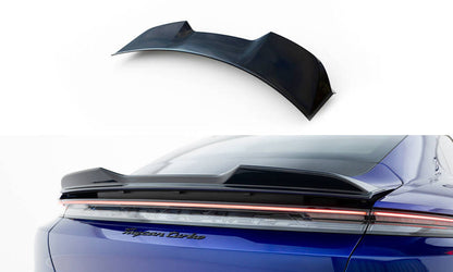 Spoiler CAP 3D für Porsche Taycan Turbo S Mk1  schwarz Hochglanz