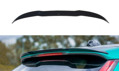 Spoiler CAP für Volvo V40 schwarz Hochglanz