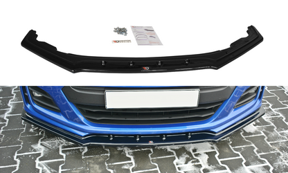 Front Ansatz V.1 für Subaru BRZ Mk1 Facelift schwarz Hochglanz