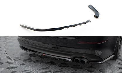 Mittlerer Cup Diffusor DTM Look Heck Ansatz für Kia Optima Mk3 schwarz Hochglanz