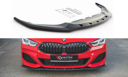 Front Ansatz V.1 für BMW 8 Coupe G15 / 8 Gran Coupe M Paket G16 schwarz Hochglanz