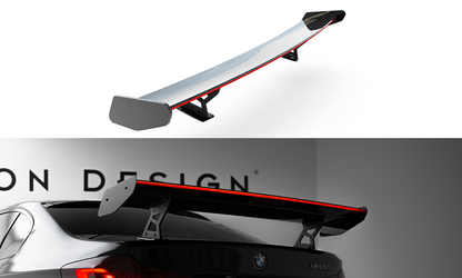 Carbon Spoiler With Internal Brackets Uprights + LED BMW 5er / M5 Limousine G30 / F90