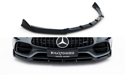 Front Ansatz für Mercedes-AMG GT C C190 Facelift schwarz Hochglanz