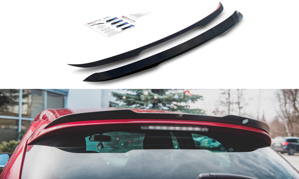Spoiler CAP für Citroen DS4 schwarz Hochglanz