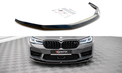 Front Ansatz V.3 für BMW M5 F90 Facelift schwarz Hochglanz