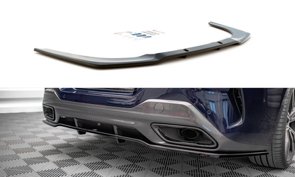 Mittlerer Cup Diffusor DTM Look Heck Ansatz für BMW 8 Gran Coupe M-Paket G16 schwarz Hochglanz