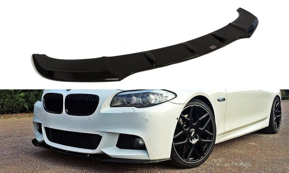 Front Ansatz V.1 für BMW 5er F10/F11 M Paket schwarz Hochglanz