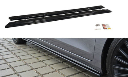 Seitenschweller Ansatz für Hyundai i30 mk.2 Carbon Look