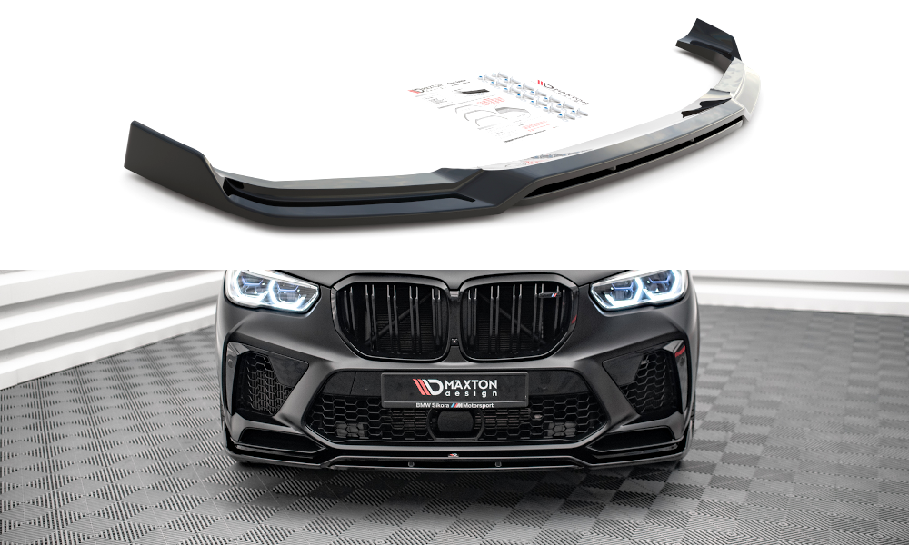 Front Ansatz V.3 für BMW  X5M F95 schwarz Hochglanz