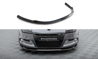 Front Ansatz V.2 für Renault Megane GT Mk3 Facelift schwarz Hochglanz