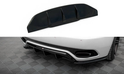 Diffusor Heck Ansatz für Maserati Granturismo Mk1 schwarz Hochglanz