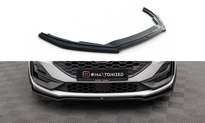 Front Ansatz V.1 für Ford Focus ST / ST-Line Mk4 Facelift schwarz Hochglanz