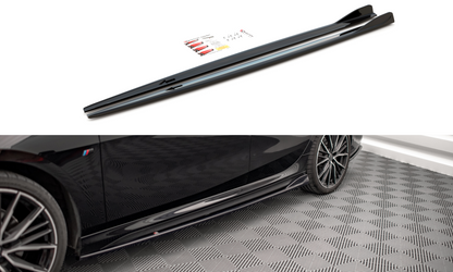 Seitenschweller Ansatz V.2 für BMW 2 Gran Coupe M-Paket / M235i F44 schwarz Hochglanz
