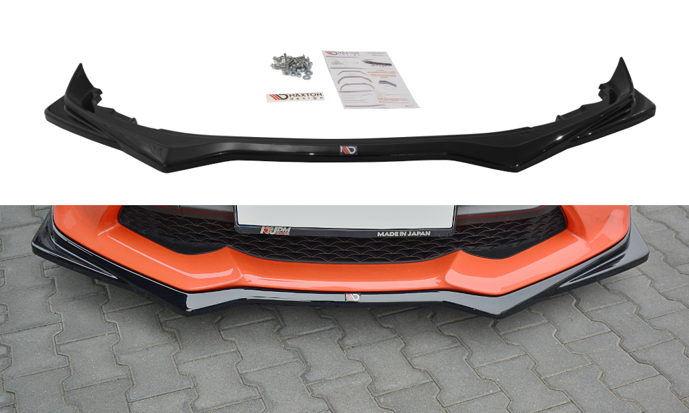 Front Ansatz V.2 für Toyota GT86 Facelift  schwarz Hochglanz