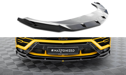 Front Ansatz V.3 für Lamborghini Urus Mk1 schwarz Hochglanz