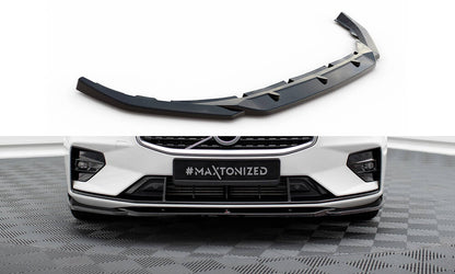 Front Ansatz V.2 für Volvo S60/V60 R-Design Mk3 schwarz Hochglanz