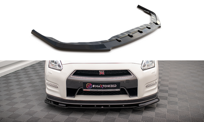 Front Ansatz für Nissan GTR R35 Facelift schwarz matt