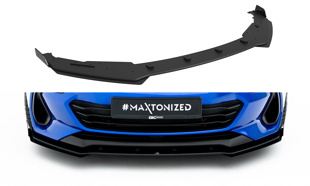 Street Pro Front Ansatz + Flaps für Subaru BRZ Mk2 schwarz Hochglanz