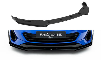 Street Pro Front Ansatz + Flaps für Subaru BRZ Mk2 schwarz Hochglanz