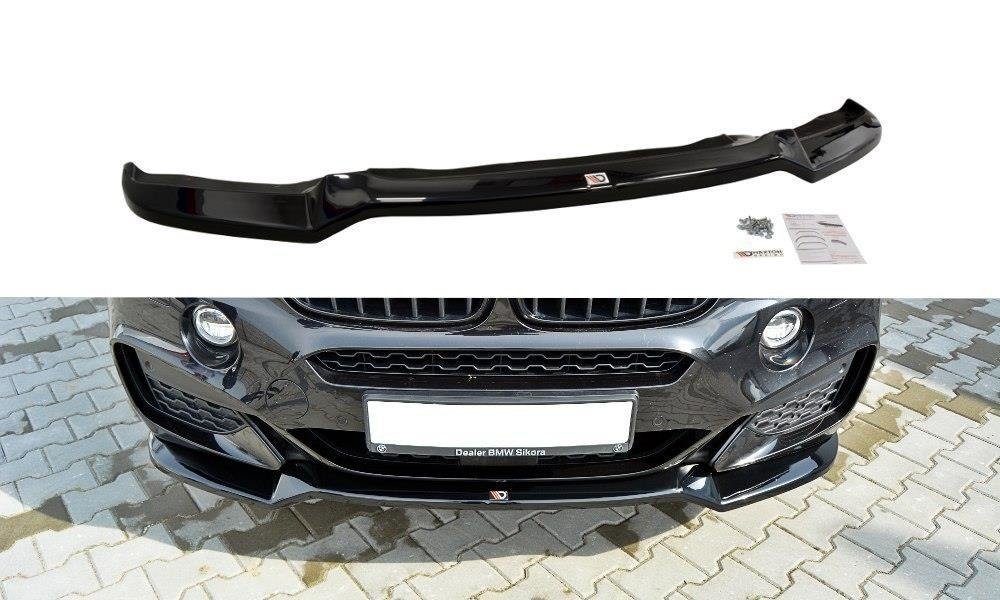 Front Ansatz für v.1 BMW X6 F16 M Paket Carbon Look
