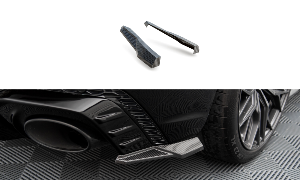 Prepreg Carbon Fiber Heck Ansatz Flaps Diffusor für Audi RSQ8 Mk1