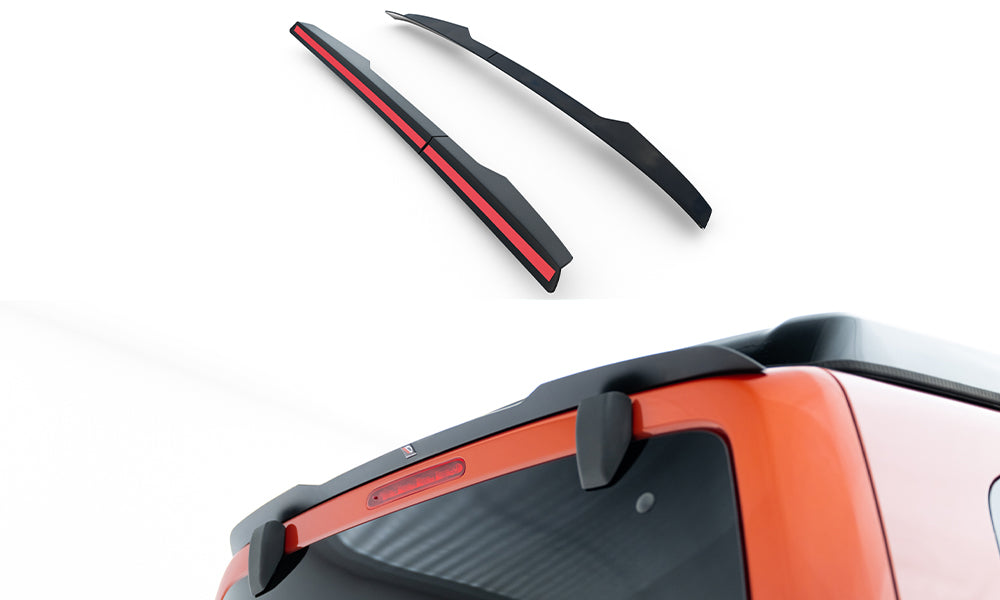 Spoiler CAP für Peugeot Partner Mk3 schwarz Hochglanz