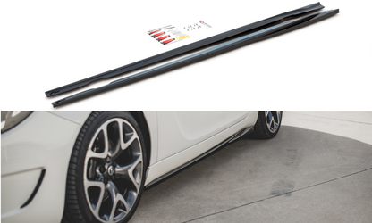 Seitenschweller Ansatz für Opel Insignia Mk. 1 OPC  schwarz Hochglanz