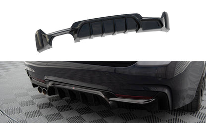 Diffusor Heck Ansatz für BMW 4er Coupe / Gran Coupe / Cabrio M-Paket F32 / F36 / F33 (Einzelauspuff li.)