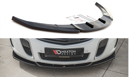 Front Ansatz V.2 für Opel Insignia Mk. 1 OPC Facelift schwarz Hochglanz
